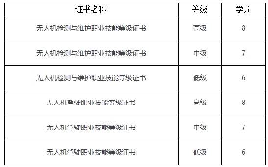 1+X無(wú)人機(jī)學(xué)分銀行